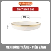 🔴OUTLET | Chén, bát, tô, đĩa sứ xanh ngọc lục bảo viền vàng phong cách Bắc Âu cao cấp ảnh 11