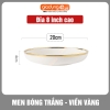 🔴OUTLET | Chén, bát, tô, đĩa sứ xanh ngọc lục bảo viền vàng phong cách Bắc Âu cao cấp ảnh 12