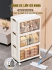 🔴OUTLET | Tủ Đựng Quần Áo, Đồ Chơi, Sách Vở Đa Năng Gập Gọn, Có Bánh Xe Lớn - LAZYDO (LZ-0545) ảnh 6