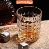 Cốc Uống Họa Tiết Kim Cương Phong Cách Retro | Ly Thủy Tinh Uống Nước Uống Cocktail Hiện Đại ảnh 4