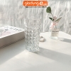 Cốc Uống Họa Tiết Kim Cương Phong Cách Retro | Ly Thủy Tinh Uống Nước Uống Cocktail Hiện Đại ảnh 6