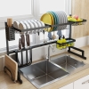 【𝐗Ả 𝐊𝐇𝐎】 Bộ kệ đa năng để trên bồn rửa chén cao cấp bằng inox, sơn tĩnh điện (không phải bằng thép) LAZYDO (LZ-0221) ảnh 1