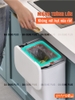 Thùng rác nhà tắm treo tường đa năng LAZYDO có nắp trượt thông minh, thùng rác nhà vệ sinh tiện lợi có ruột Lazydo ảnh 9