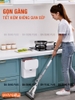Thùng rác nhà tắm treo tường đa năng LAZYDO có nắp trượt thông minh, thùng rác nhà vệ sinh tiện lợi có ruột Lazydo ảnh 4