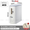 Thùng đựng gạo thông minh, lấy gạo tự động xuất Nhật (6KG & 12KG) chính hãng cao cấp LAZYDO ảnh 9
