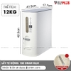 Thùng đựng gạo thông minh, lấy gạo tự động xuất Nhật (6KG & 12KG) chính hãng cao cấp LAZYDO ảnh 10