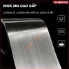 Tấm chắn dầu mỡ, chắn gió & cách nhiệt inox 304 cho nhà bếp, chống bám bẩn tường nhà bếp LAZYDO (LZ0250) ảnh 3