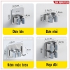 Kẹp giữ chổi, cây lau nhà dán tường 2in1 kèm móc treo bằng inox 304 chống gỉ, siêu chắc và chịu lực ảnh 8