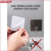 Móc dính tường chịu lực 8KG ShuangQing - Móc treo đồ đa năng siêu dính inox 304 không gỉ (LZ-0120) ảnh 2