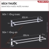 Giá Treo Khăn Nhà Tắm Nhôm Không Gian ERMO Không Cần Khoan(dán keo) Tiện Lợi, Chống Gỉ, Chịu Lực Tốt ảnh 6