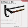 Giá Treo Khăn Nhà Tắm Nhôm Không Gian ERMO Không Cần Khoan(dán keo) Tiện Lợi, Chống Gỉ, Chịu Lực Tốt ảnh 8