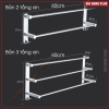 Giá Treo Khăn Nhà Tắm Nhôm Không Gian ERMO Không Cần Khoan(dán keo) Tiện Lợi, Chống Gỉ, Chịu Lực Tốt ảnh 7
