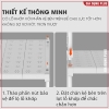 Kệ chia ngăn tủ quần áo, phân chia tủ bếp nhựa PP thiết kế đa năng tiện lợi co giãn, có chân đứng LAZYDO (LZ-0543) ảnh 7