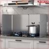 Tấm Chắn Dầu Inox 304 Chống Gỉ, Tấm Dụng Cụ Chắn Dầu & Chắn Gió Cho Bếp Ga Bằng Inox 304 Dày Dặn LAZYDO (LZ-0252) ảnh 5
