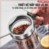 Lọ đựng gia vị thuỷ tinh boroslicate nắp bật bằng Inox 304 cao cấp (+tặng kèm thìa inox 304) PHALEDO ảnh 11