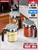 Lọ đựng gia vị thuỷ tinh boroslicate nắp bật bằng Inox 304 cao cấp (+tặng kèm thìa inox 304) PHALEDO ảnh 2