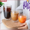 Cốc Thủy Tinh 2 Lớp Cách Nhiệt | Cốc Uống Nước, Cốc Uống Cà Phê Thủy Tinh Borosilicate ảnh 2