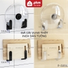 Giá cài thớt, cài vung nồi dán tường inox 304 Gia Dụng Plus - miễn phí keo dán tường siêu chắc, chịu lực ảnh 2