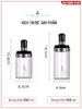 Lọ đựng gia vị thuỷ tinh borosilicate muỗng liền nắp thông minh viền inox 304, 220ml & 350ml PHALEDO ảnh 8