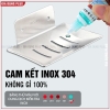 Giá Đựng Xà Bông Inox 304 Dán Tường Không Gỉ Cao Cấp - Không Cần Khoan + Tặng Kèm Keo Dán Miễn Phí LAZYDO (LZ-0717) ảnh 2