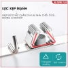 Thanh kẹp cây lau nhà & móc treo dán tường tích hợp 2in1 đa năng, kẹp chổi inox 304 ERMO (LZ0711) ảnh 5