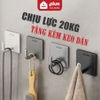 Video Móc treo tường chịu lực inox 304, móc dán tường siêu dính để treo đồ dùng đa năng (quần áo, tranh...) không cần khoan LZ