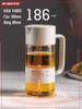 Lọ đựng dầu ăn, nước mắm thuỷ tinh borosilicate cao cấp, vòi tự rót tự động, thông minh PHALEDO ảnh 8