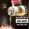 Video Lọ đựng dầu ăn, nước mắm thuỷ tinh borosilicate cao cấp, vòi tự rót tự động, thông minh PHALEDO
