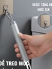 Bàn Chải Vệ Sinh, Cọ Bồn Cầu, Chổi Chà Toilet Không Góc Chết 360 Độ Cao Cấp | Đầu Bản Chải TPR | Tặng Kèm Móc Dán Tường ảnh 5