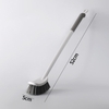 Bàn Chải Vệ Sinh, Cọ Bồn Cầu, Chổi Chà Toilet Không Góc Chết 360 Độ Cao Cấp | Đầu Bản Chải TPR | Tặng Kèm Móc Dán Tường ảnh 10