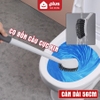Video Bàn Chải Vệ Sinh, Cọ Bồn Cầu, Chổi Chà Toilet Không Góc Chết 360 Độ Cao Cấp | Đầu Bản Chải TPR | Tặng Kèm Móc Dán Tường