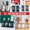 🔴OUTLET | Bộ ống đựng đũa sứ đựng đũa, thìa, muỗng cao cấp kèm khung thép xuất Nhật ảnh 3