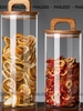 Lọ Thuỷ Tinh Nắp Kín Có Tay Cầm, Lọ Thuỷ Tinh Nắp Gỗ Borosilicate Chịu Nhiệt, Không Chứa Chì Cao Cấp PHALEDO (P-0361) ảnh 5