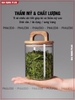 Lọ Thuỷ Tinh Nắp Kín Có Tay Cầm, Lọ Thuỷ Tinh Nắp Gỗ Borosilicate Chịu Nhiệt, Không Chứa Chì Cao Cấp PHALEDO (P-0361) ảnh 7