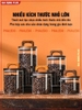Lọ Thuỷ Tinh Nắp Kín Có Tay Cầm, Lọ Thuỷ Tinh Nắp Gỗ Borosilicate Chịu Nhiệt, Không Chứa Chì Cao Cấp PHALEDO (P-0361) ảnh 6