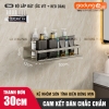 Kệ để đồ nhà tắm ERMO dán tường bằng keo hoặc ốc vít, chất liệu nhôm cao cấp, chống gỉ (ER-0744) ảnh 12