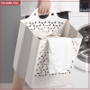 Giỏ Đựng Quần Áo Treo Tường Nhà Tắm Gấp Gọn LAZYDO Chất Liệu Nhựa Dẻo TPR Tặng Kèm Miếng Dán SQ-0150 ảnh 6