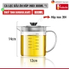 Ca Lọc Dầu Ăn Thuỷ Tinh Borosilicate, Bình Lọc Dầu Ăn Nắp Inox 304 Cao Cấp Dung Tích Lớn (800ML, 1000ML, 1300ML) PHALEDO ảnh 11