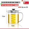 Ca Lọc Dầu Ăn Thuỷ Tinh Borosilicate, Bình Lọc Dầu Ăn Nắp Inox 304 Cao Cấp Dung Tích Lớn (800ML, 1000ML, 1300ML) PHALEDO ảnh 12