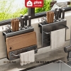 Video Giá cài dao kéo cao cấp, kệ để dao chống gỉ trọn đời, dán tường cao cấp (tặng kèm keo dán) ERMO