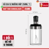 Lọ đựng gia vị thuỷ tinh borosilicate muỗng liền nắp thông minh viền inox 304, 220ml & 350ml PHALEDO ảnh 11