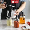 Video Lọ đựng gia vị thuỷ tinh borosilicate muỗng liền nắp thông minh viền inox 304, 220ml & 350ml PHALEDO