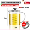 Bình dầu ăn, nước mắm 750ml- thuỷ tinh borosilicate, có tay cầm, đế cao su cao cấp chống vỡ - VIMORA ảnh 11