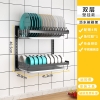 【Xả Kho】Kệ Để Chén Bát & Đĩa, Ly Cốc Đa Năng Đặt Bàn INOX SUS 201, Sơn Tĩnh Điện Không Gỉ ( 2 Tầng & 3 Tầng ) | Gia Dụng ảnh 9