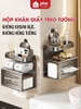 Hộp Đựng Khăn Giấy Treo Tường Cốc Hút Không Cần Khoan Đục, Hộp Khăn Giấy Nhôm Không Gỉ Cao Cấp LTENG ảnh 2