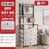 Tủ Đựng Giày Dép Lắp Ghép Có Thanh Móc Treo Đồ Tiện Lợi, Tủ Lắp Ráp Dễ Dàng, Móc Treo Nhôm Không Gỉ ảnh 12