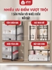 Tủ Đựng Giày Dép Lắp Ghép Có Thanh Móc Treo Đồ Tiện Lợi, Tủ Lắp Ráp Dễ Dàng, Móc Treo Nhôm Không Gỉ ảnh 4