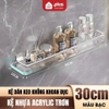 Kệ Dán Tường Không Cần Khoan Đục, Kệ Nhà Tắm Trong Suốt Sang Trọng, Nhôm Hàng Không Chống Gỉ Sét ảnh 11