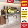 Kệ Để Dao, Đũa Nhà Bếp Dán Tường Không Khoan Đục, Giá Để Dao Bằng Nhôm Không Gỉ Sét, Chịu Tải 20Kg ảnh 11