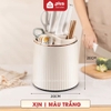 Ống đựng đũa để bàn thông minh có khay hứng nước, nhựa ABS cao cấp JIANXIA (JX-014) ảnh 10